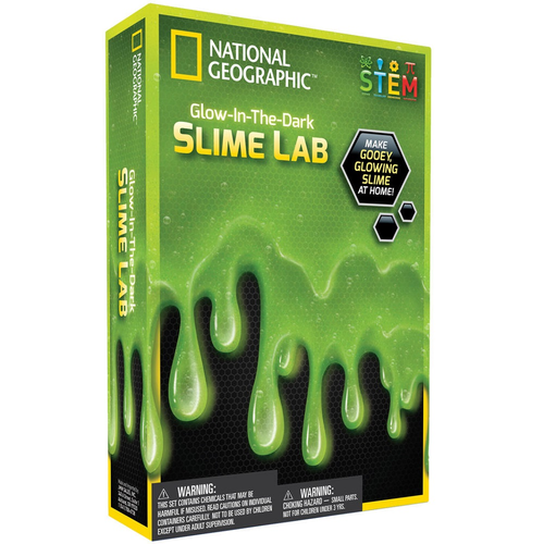 Nat Geo Slime Science Green Glow in the Dark