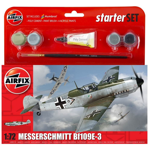 Starter Set 1/72 Messerschmitt Bf109E-3 