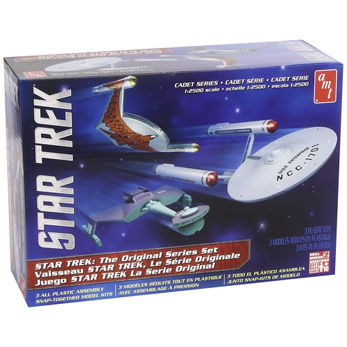 1/2500 Star Trek TOS 3 model Kit 
