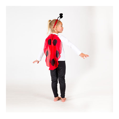 Ladybug Headband & Wings Costume Accessories