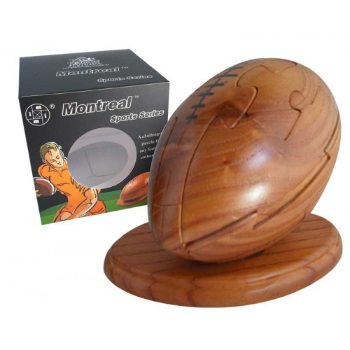 Rugby Ball Wood Puzzle