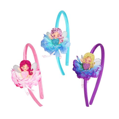 PP Glitter Flower Fairy Headband
