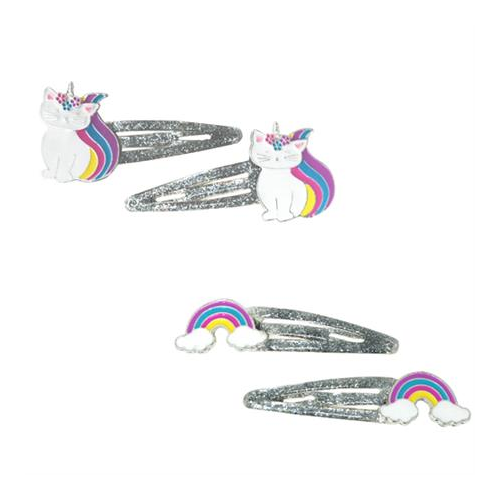 PP Rainbow Caticorn Snapclips