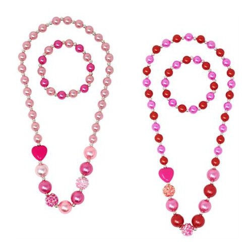 PP Be My Valentine Necklace & Bracelet Set