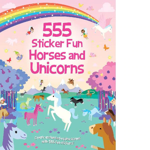 555 Sticker Fun Horses & Unicorns
