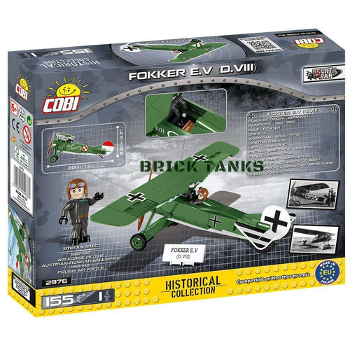 COBI Fokker EV(D.VIII) 155pcs