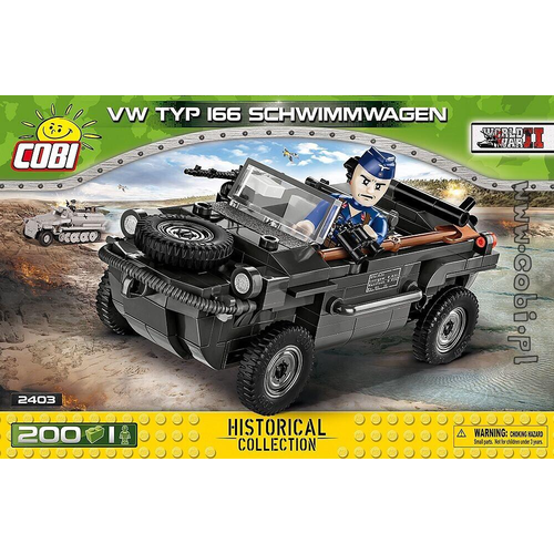 COBI VW Type 166 Schwimmwagen 200PCS