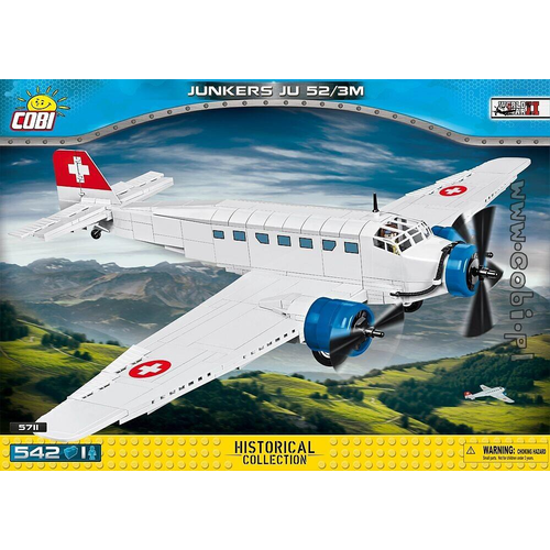 COBI Junkers JU-52 (RED CROSS) 542PCS