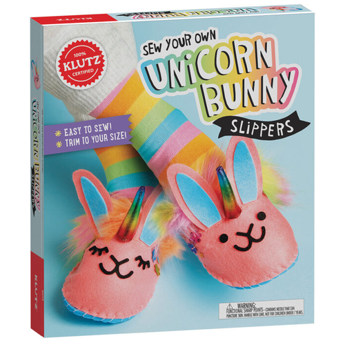 Klutz Sew Your Own Unicorn Slippers