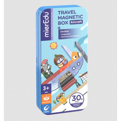 Travel Magnetic Puzzle Box - AIRCRAFT