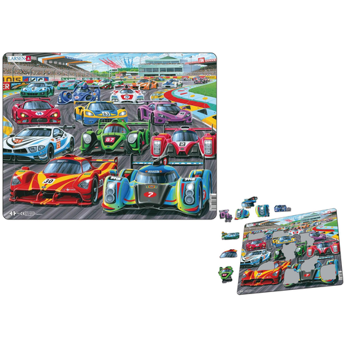 Racing Cars Frame Tray Puzzle