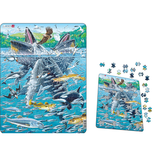 Humpback Whales Frame Puzzle
