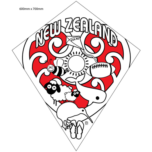 Colour your own Kiwiana Kites