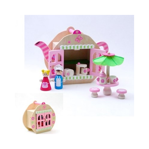 Wooden Tea Set - Toys-Imaginative Play-Storytelling : Craniums - Books ...