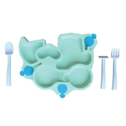 Constructive Eating - Baby Teal Set