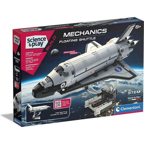 Clementoni - Science and  Play Mechanics Lab - Nasa Space Rocket