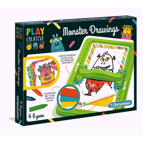 Clementoni Play Creative Monster Drawings