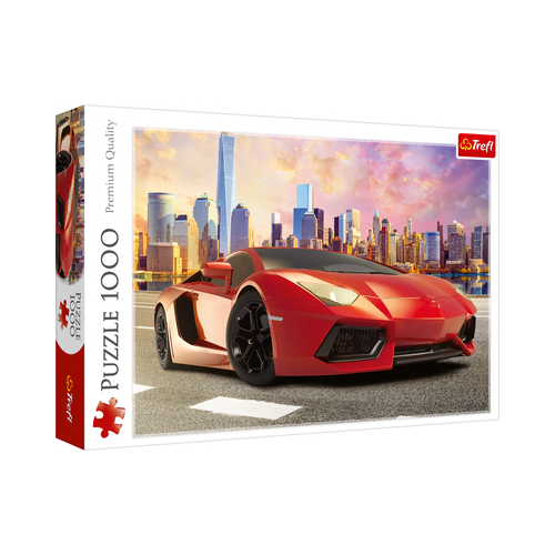 Trefl - Sunset Ride Luxury Sports Car- 1000 Piece Puzzle