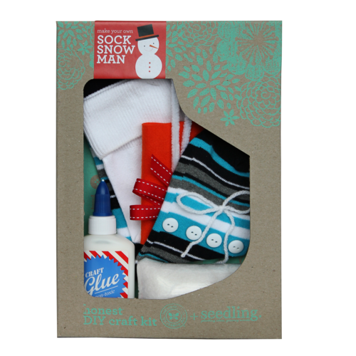 Seedling - Sock Snow Man