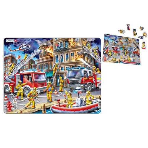 Firefighters FRame Tray Puzzle 45 Piece