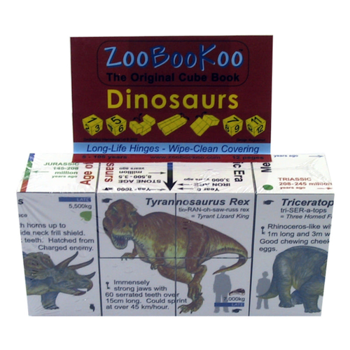 Zoobookoo Cubes -  Dinosaurs