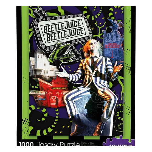Aquarius Beetlejuice Collage Puzzle 1000pcs