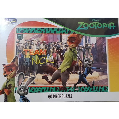 Holdson - Disney- Zootopia Team Nick 60 piece Puzzle
