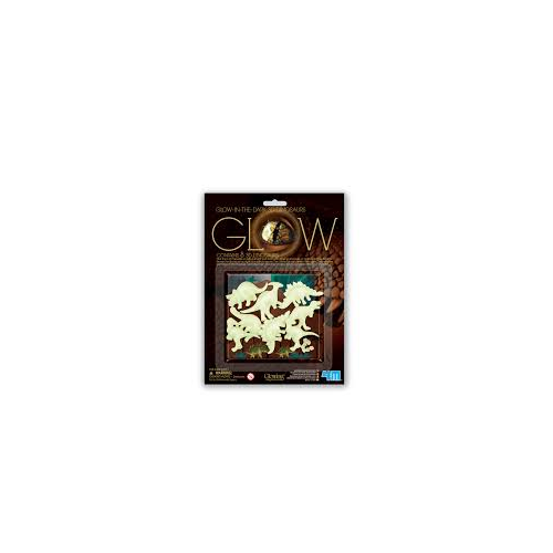 4M - Glow in the Dark - 3D Dinosaurs 8 Pack