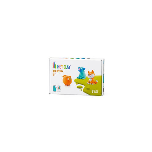 Hey Clay - Dog Story - Spitz, Shiba, Inu, Pug - (6 Cans)