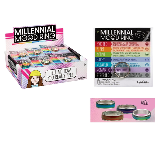 Toysmith - Millennial Mood Ring