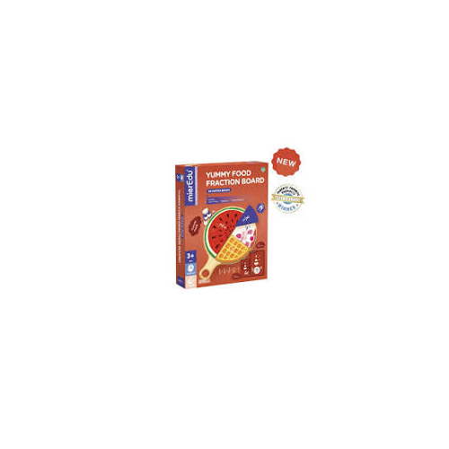 Mieredu - Maths Brain - Yummy Food Fraction Board (Magnetic)