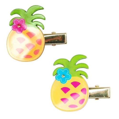 Pink Poppy -  Tropical Pineapple Hairclip