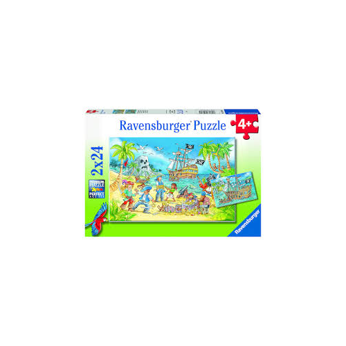 Ravensburger - Adventure Island 2x 24 Piece Puzzles