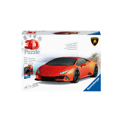 Ravensburger - Lamborghini Huracan Evo 3D 108Piece Puzzle 
