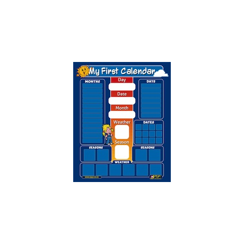 My First Magnetic Calendar Chart