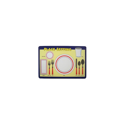 Learning Placemat - Place Setting