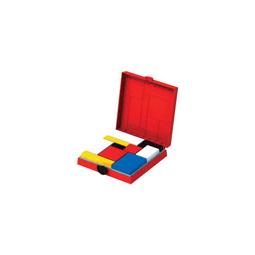Mondrian Blocks -  Red