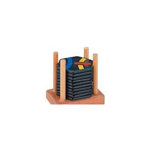 Tantrix Discovery Black Tiles Wooden Stand