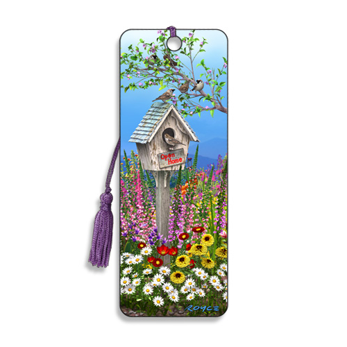  Birdhouse 3D Bookmark