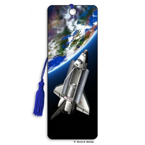 Orbit Space Shuttle 3D Bookmark 