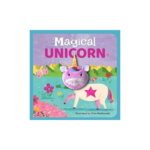 Unicorn Finger Puppet - Board Book 