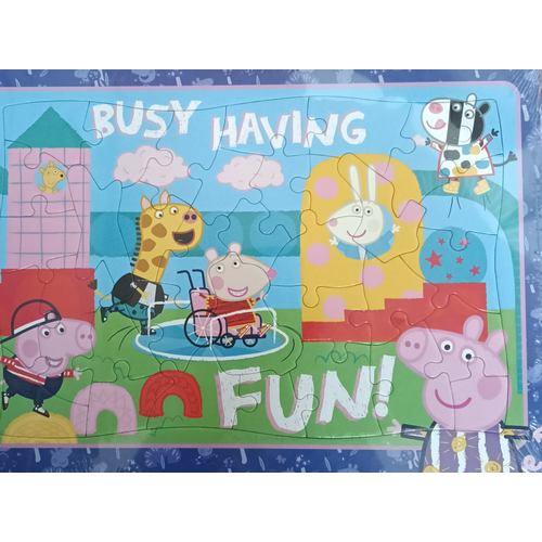 Holdson -Assorted -  Pepa Pig - 35 Piece  Frame Tray Puzzle