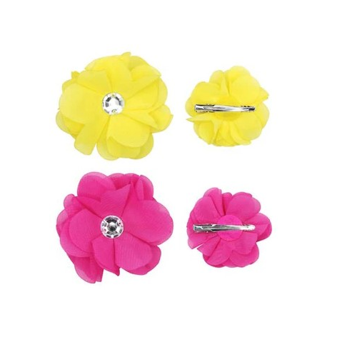 Pink Poppy - Summer Blossom Petals Flower Hair Elastic