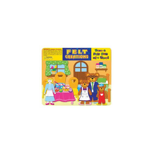 Felt Creations - Goldilocks and the three bears