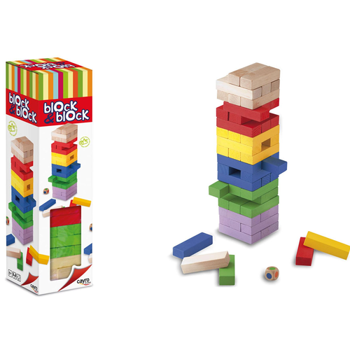 Cayro - Coloured Block and Block (Jenga)