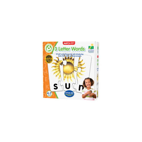 The Learning Journey - Match It - 3 Letter Words Compact