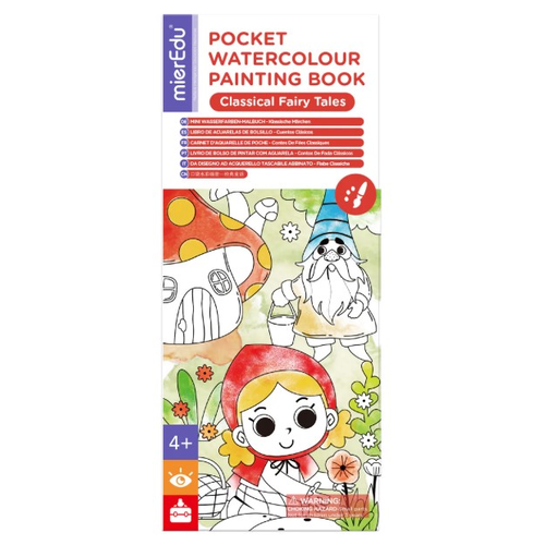Mieredu- Pocket Watercolour Painting  Book - Fairy Tales