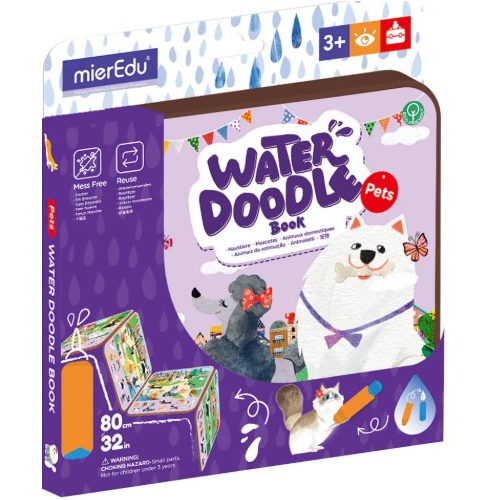 Mieredu- Magic Water Doodle Book - Pets