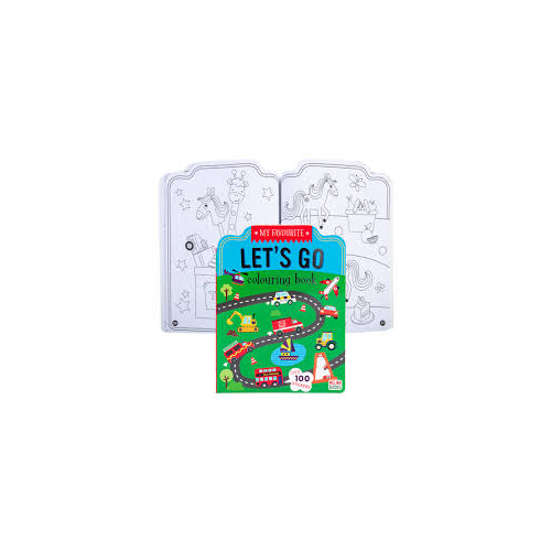 My Favourite Lets Go Colouring - Sticker and colouring activity book 