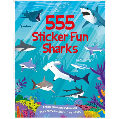 555 Sticker Fun Sharks - Activity Book 